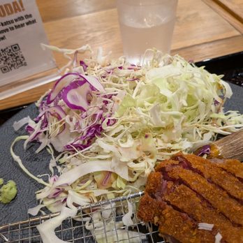 Kyoto Gyukatsu Katsuda - Sliced cabbage mixed with dressing - Japanese Near Me - Honolulu, Hawaii