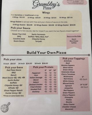 Menu photo 5 Grumbley’s Pizza Titusville, FL