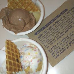Double Dough Ice Cream / Honey Vanilla Bean Ice Cream Milkiest Chocolate Ice Cream / Birthday Cake Double Dough Ice Cream / Honey Vanilla Bean Ice Cream Milkiest Chocolate Ice Cream / Birthday Cake