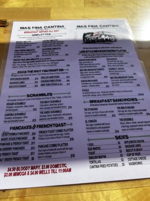 Menu photo 3 Mas Fina Cantina Carlsbad, CA Menu photo 3 Mas Fina Cantina Carlsbad, CA