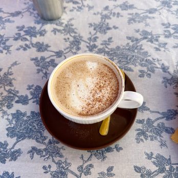 Immigrant Son Caffe - egg nog latte - New American Near Me - Ventura, California