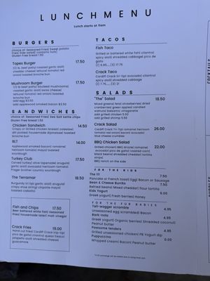 Menu photo 6 Cafe Topes Carlsbad, CA