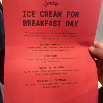 Jeni's Splendid Ice Creams - Ice cream for breakfast! - Ice Cream & Frozen Yogurt Near Me - Washington, DC, District of Columbia