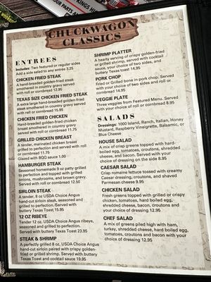 Menu photo 4 Texas Chuck Wagon Nash, TX