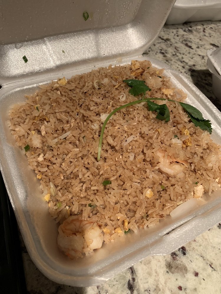 Order Com Chien Tom (Shrimp Fried Rice) food online from Lang Van store, Charlotte on bringmethat.com