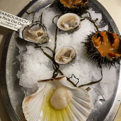 Trattoria Al Passo - Scallop, clams & sea urchin & oyster.