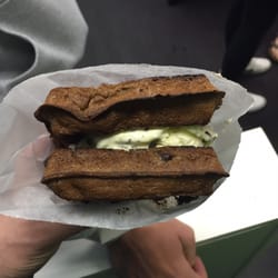 State Street Treats - Ice cream waffle sandwich!