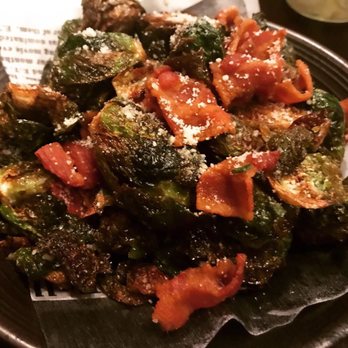 The Sweet Sap - Brussel Sprouts all fried with bacon - New American Near Me - Flushing, New York