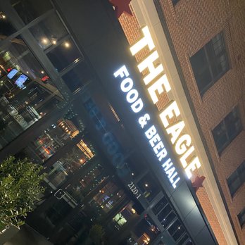 The Eagle Charlotte - Entry Way and Outdoor Seating - Southern Near Me - Charlotte, North Carolina