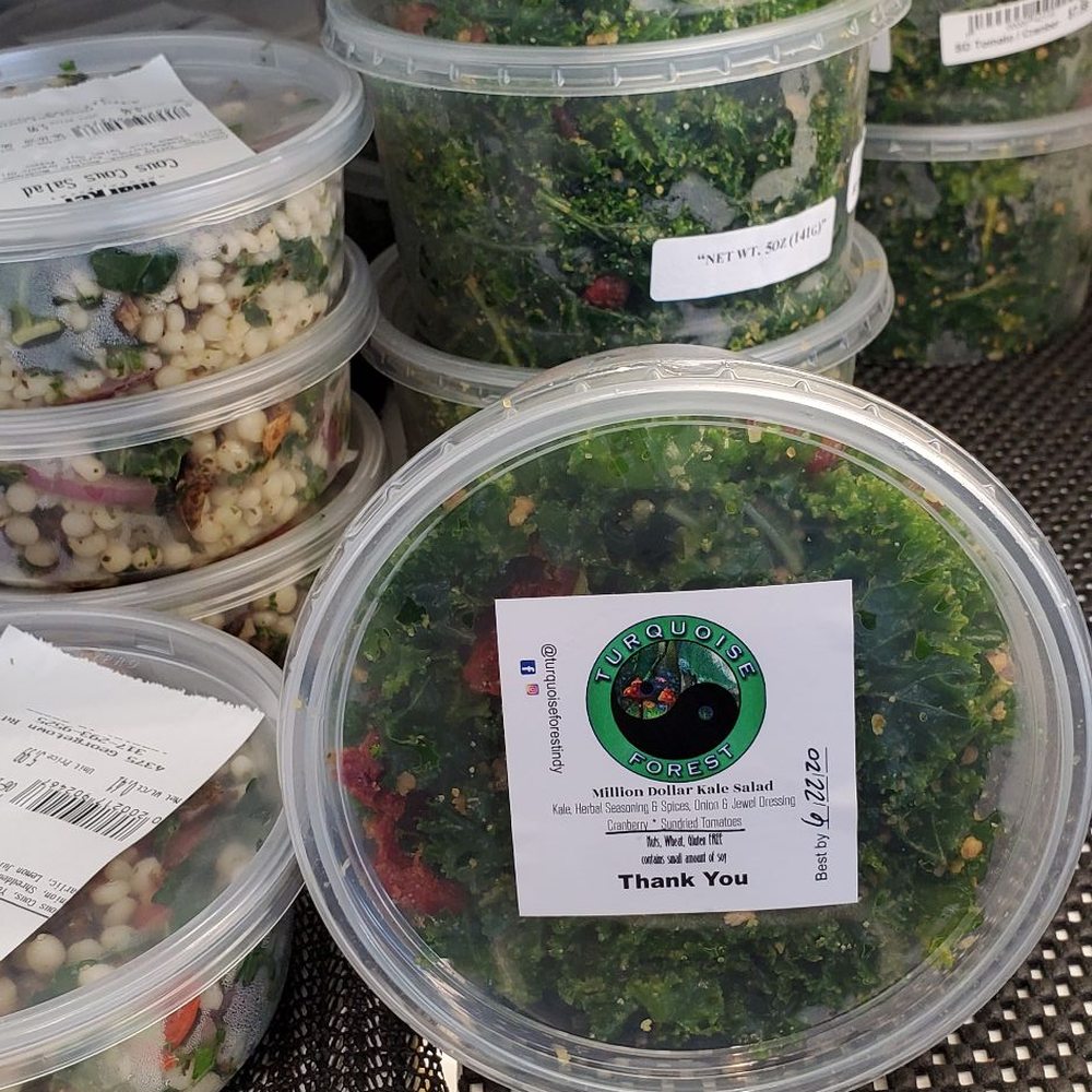 Georgetown Market - Turquoise Forest kale salad @turquoiseforestindy on IG - Health Markets Near Me - Indianapolis, Indiana Georgetown Market - Turquoise Forest kale salad @turquoiseforestindy on IG - Health Markets Near Me - Indianapolis, Indiana