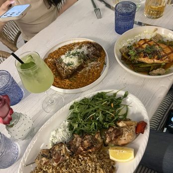 Yamas Greek Kitchen + Bar - Chicken kebab - Greek Near Me - Austin, Texas