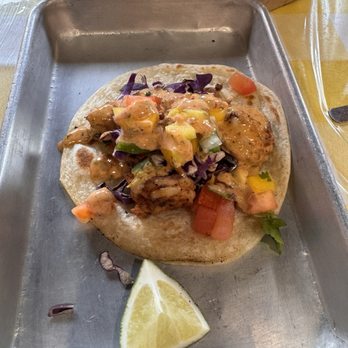 Heirloom Taco - Shrimp taco - Mexican Near Me - Jacksonville, Alabama