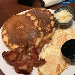 Cliff's breakfast plate with pancakes $15.79