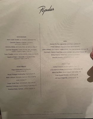 Menu photo 8 Popular New York, NY Menu photo 8 Popular New York, NY