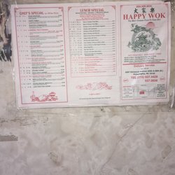 Happy Wok - Menu