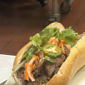 Lu's Sandwiches - Grilled Pork Sandwich   Thit Heo Nuong - Large - Vietnamese Near Me - Minneapolis, Minnesota