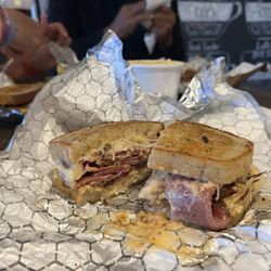 Lehman's Deli - Pastrami Reuben. Flavorful or as the japs would say.. Choke Umami!