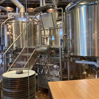 Granville Island Brewing - a row of stainless steel tanks - Breweries Near Me - Vancouver, British Columbia Granville Island Brewing - a row of stainless steel tanks - Breweries Near Me - Vancouver, British Columbia