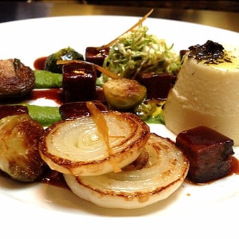 SPQR - Bone Marrow Sformato w/ Short Rib, Brussels Sprout & Candied Horseradish ($19) - Italian Near Me - San Francisco, California SPQR - Bone Marrow Sformato w/ Short Rib, Brussels Sprout & Candied Horseradish ($19) - Italian Near Me - San Francisco, California