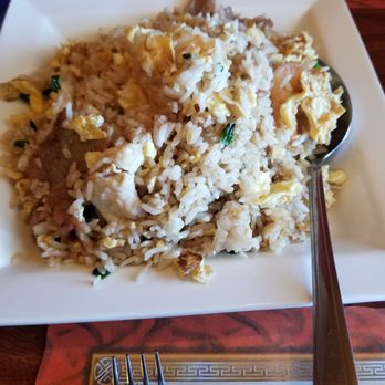 China Bistro - House fried rice. Has chicken, beef and shrimp. We asked for extra eggs. - Thai Near Me - Boulder City, Nevada