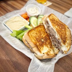 Fife Street Brewing - Beef and guyere (like a French dip!)