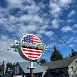 Americanna - Look for our sign on your right as you drive east down Sandy Blvd. We have street parking and a small lot for your convenience.