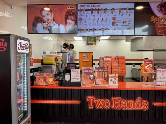 Two Hands Corn Dogs Round Rock by null