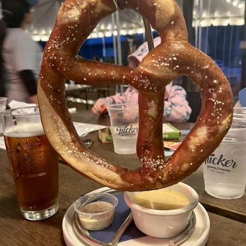 Tucker Brewing Company - Giant Pretzel - Beer Tours Near Me - Tucker, Georgia