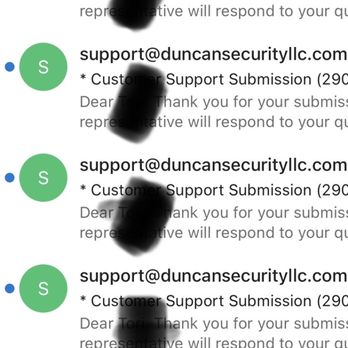DataSmart Home Technologies - This photo is showing that I have emailed several times and they have yet to respond! - Security Systems Near Me - Houston, Texas
