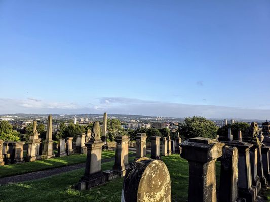 The Glasgow Necropolis by null