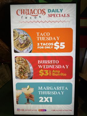 Menu photo 7 Chilacos Tacos Plantation , FL
