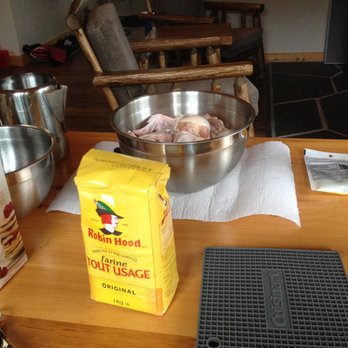 Finlayson Point Provincial Park  - Making fried chicken at sunset - Campgrounds Near Me - Temagami, Ontario