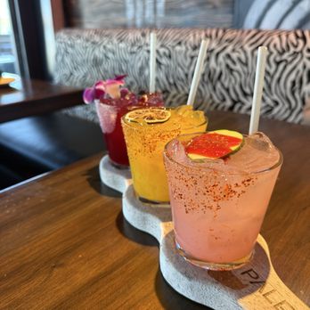 Palenque Kitchen - Margarita Sampler - Cocktail Bars Near Me - Costa Mesa, California