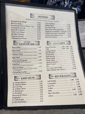 Menu photo 3 Log Cabin Restaurant & Lounge Gering, NE Menu photo 3 Log Cabin Restaurant & Lounge Gering, NE