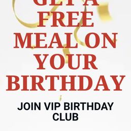 This is the 'free birthday meal' coupon.