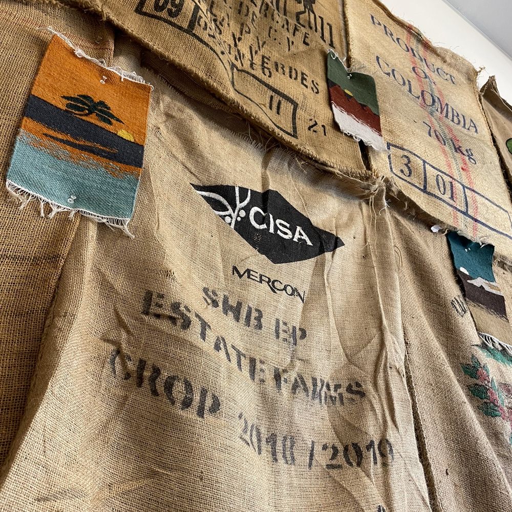 7th Ave Cafe - Wall coffee sacks - Coffee & Tea Near Me - Myrtle Beach, South Carolina