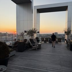 MASH Penthouse - Outdoor seating adjacent to the restaurant.