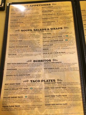 Menu photo 8 Casa Garcia's - Round Rock Round Rock, TX