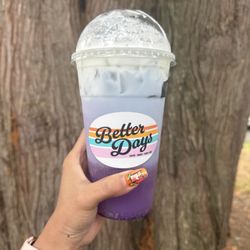 Better Days - Booberry Sprite Muddy Soda Sprite + Blue Raspberry + Desert Pear + Vanilla Sweet Cream