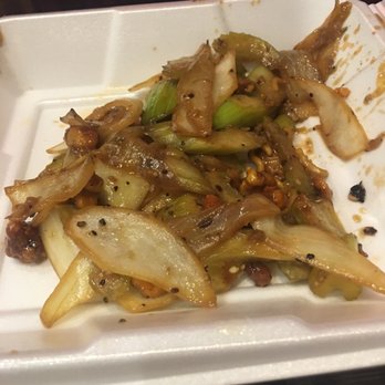 Panda Express - Black pepper chicken. No chicken all veggies - Chinese Near Me - Rialto, California