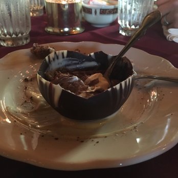 The Bavarian Chef - Chocolate mousse dessert in a bowl made from chocolate. - German Near Me - Madison, Virginia The Bavarian Chef - Chocolate mousse dessert in a bowl made from chocolate. - German Near Me - Madison, Virginia