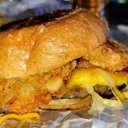 Sheetz - MTO breakfast croissant sandwich. Messy but good