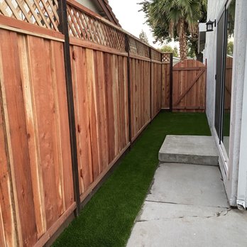 HZ Landscaping - Side yard turf and fence - Masonry/Concrete Near Me HZ Landscaping - Side yard turf and fence - Masonry/Concrete Near Me