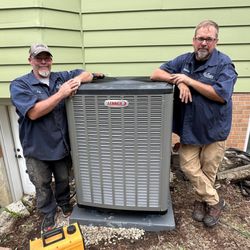 All Comfort Services - HVAC Installers, installed a Lennox heat pump and high-efficiency Lennox gas furnace for this customer.