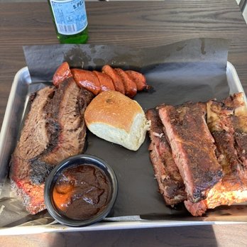 Point Butcher Shop - half pound brisket, hot link, half rack ribs - Butcher Near Me - Santa Cruz, California Point Butcher Shop - half pound brisket, hot link, half rack ribs - Butcher Near Me - Santa Cruz, California