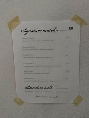Menu photo 2 Isa Matcha Houston, TX