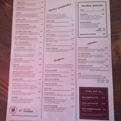 Menu photo 3 Mitchell's Tavern Westlake, OH