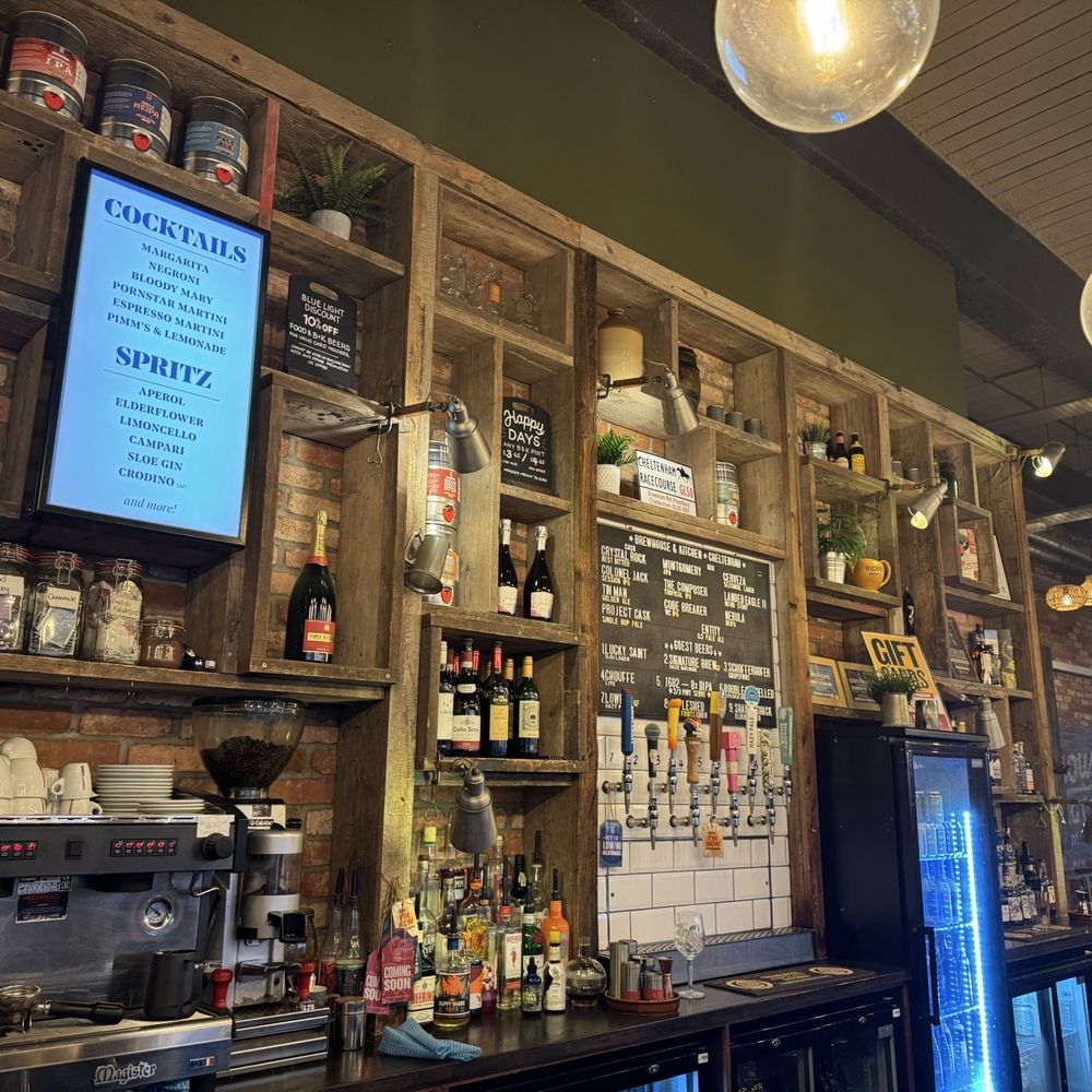 Brewhouse & Kitchen - The bar is nicely stocked but you need to grab a customer brewed beverage.  The place takes microbrewing to an excellent place. - Pubs Near Me - Cheltenham, GLS