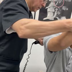 Targeted treatment for shoulder and arm pain to help improve movement and reduce muscle tension.