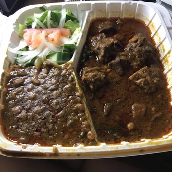 Kabob N Karahi - Chickpeas, salad  and lamb - Pakistani Near Me - Silver Spring, Maryland